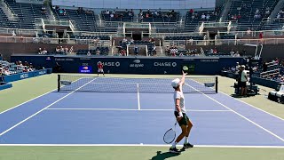 Jannik Sinner v. Diego Schwartzman - Court Level Practice Match Highlights (2022) [4k 60fps HDR]