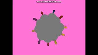 Numberblocks Fanmade Forties Fight Cloud Pink Screen