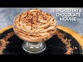Only 2 Ingredient Chocolate Mousse in 15 Minutes | Chocolate Dessert Recipe | Chocolate Mousse