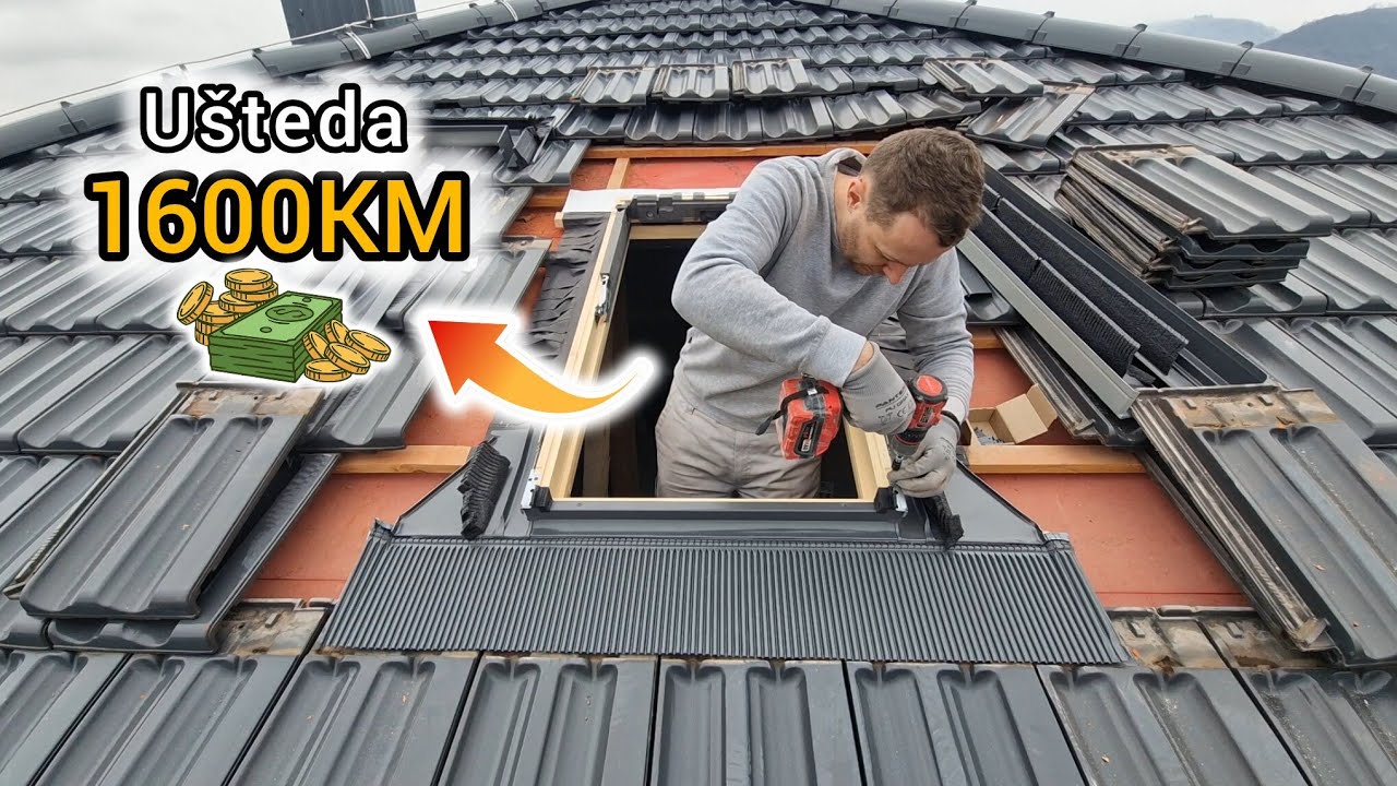 Как я сэкономил 1600 км —Подробная инструкция по установке мансардных окон Velux Сделай сам Эпизод 2