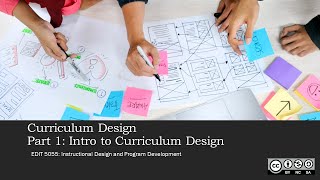 Introduction to Curriculum Design Part 1