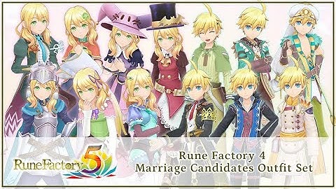All Ares Marriage Candidate DLC Outfits! | Rune Factory 5