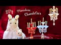 DIYミニチュアのシャンデリアを作る Dollhouse Miniature Chandelier