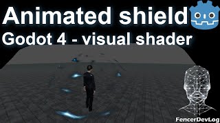 Godot 4: Animated shield as a visual shader (tutorial) Godot 4: Animated shield as a visual shader (tutorial)