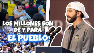 🚨ÚLTIMA HORA🚨 $3 MILLONES DE DOLARES DIRECTOS PARA 15 MIL SALVADOREÑOS | LA CAMARADA SV