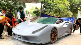 The Homemade Ferrari Of The Farmer Is Simple But Amazing