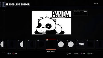 Black Ops 3 Panda emblem tutorial