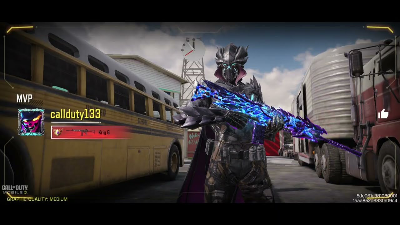 The lowest sprint to fire delay of the krig 6 Call of duty mobile 