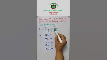 How to Identify Sigma and pi Bonds in a Molecule | 16 |