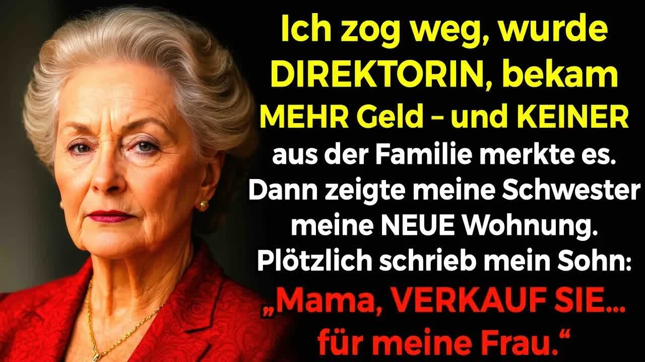 Mein Sohn wollte 200.000 Euro, obwohl er mich drei Monate nicht angerufen hatte. Ich stand in meiner neuen leeren Wohnung, als sein Anruf kam: „Mama, verkauf die Wohnung! Sarah braucht das Geld...