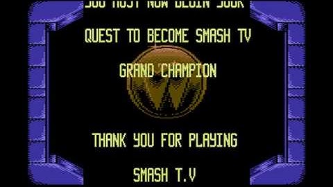 Smash TV Endsequence Commodore 64