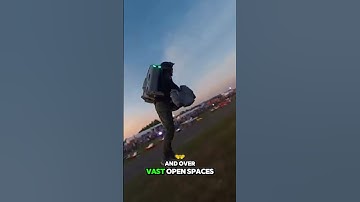 A Man Straps On His Jetpack || #amazing  #stunt #unique #interesting