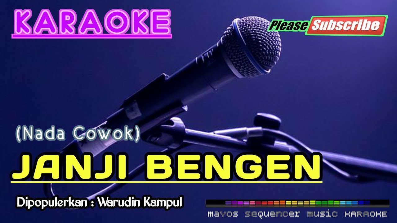 JANJI BENGEN -Warudin Kampul- KARAOKE