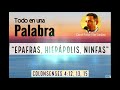 Epafras, Hierápolis, Ninfas. Colonsenses 4:12, 13, 15