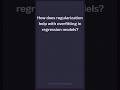 Regularization help with Overfitting in Regression #machinelearning #datascience #ai #shorts #quotes