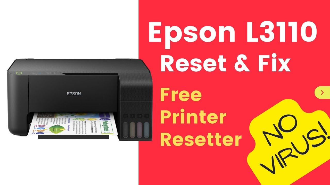 How To Reset And Fix Epson L3110 Printer With Free Download Resetter How to reset and fix epson l3110 printer with free download resetter