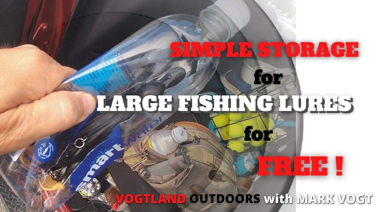 SIMPLE STORAGE for LARGE FISHING LURES for FREE !!! YouTube