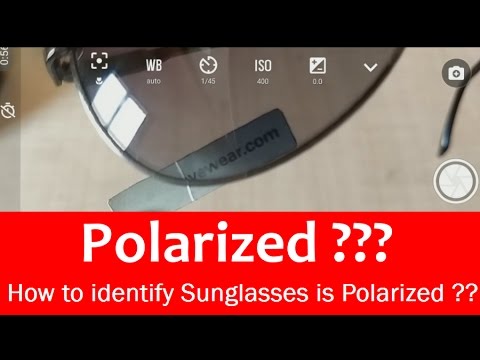 how to polarize sunglasses