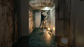 I Turned an Abandoned Bunker into a Storage Fortress #bunker #satisfying #shorts #diy #bunker