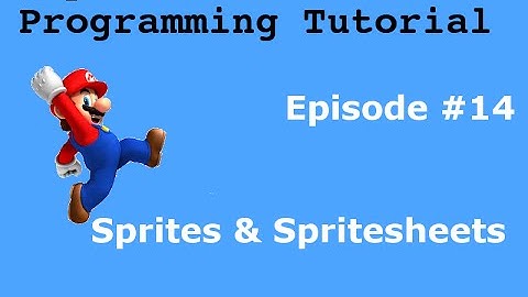 "Java Programming Tutorial" | "Super Mario Game" #14 | Sprites and Spritesheets