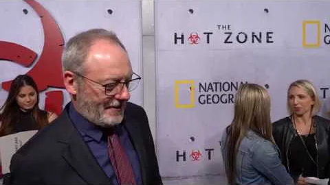 Liam Cunningham at The Hot Zone Premiere with Sari...