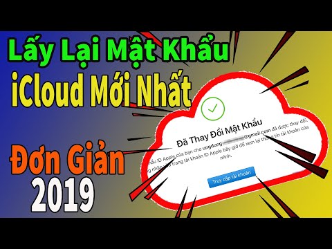 Hướng Dẫn Lấy Lại mật khẩu Icloud Mới nhất 2019