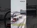 고속도로 폭설 제설 작업 현장 #worker #process #snowplow #highway #winter