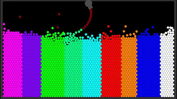 The Fantastic 25 Legs Eliminations Marble Race ASRM in Algodoo