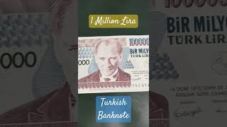 1 Million Lira - Banknote of Turkey #banknotescollector #banknotes #markcollections