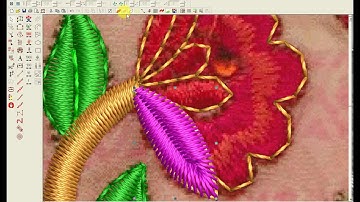 Embroidery designing tutorial on Wilcom software || Computer embroidery design traning.(pat-2)