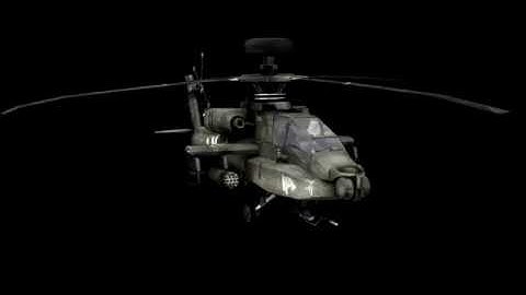 Ah 64D Apache longbow 3D model free download Cinema 4D