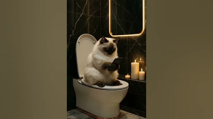 Watch the video about Royal Ragdoll Cat’s Toilet Scroll Moment! 👑📱 #cat #ragdollcat #kitten #cutepets