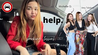 funny parking lessons 101 with michelle gacasan &amp; amy talaboc around town 🤭