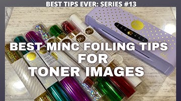 💥MINC TONER TIPS 💥YOU MUST SEE! 👀 GET THE BEST RESULTS FROM YOUR FOIL & MINC MACHINE!
