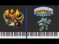 Skylanders Giants Main Theme piano duet