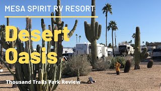 Mesa Spirit  Best RV Resort In Arizona? [Full Time RV Living]