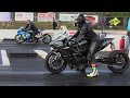 GSXR vs H2 Kawasaki - drag race