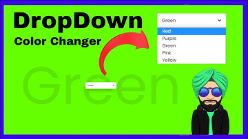 DropDown Color Changer with Html, CSS, JavaScript || Amazing Project with #JavaScript || #html #css