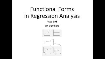 POLS 398 Podcast 8 Functional Forms in Regression Analysis