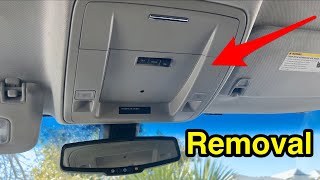 Overhead ceiling lights console removal. Tahoe, Suburban, Silverado, Sierra, Yukon, Escalade 4th gen