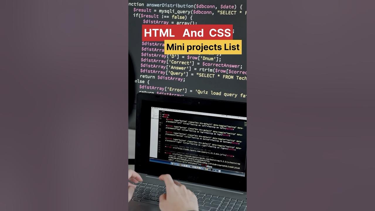 HTML CSS Mini Projects List 🔥 #webdevelopment #frontendwebdeveloper ...