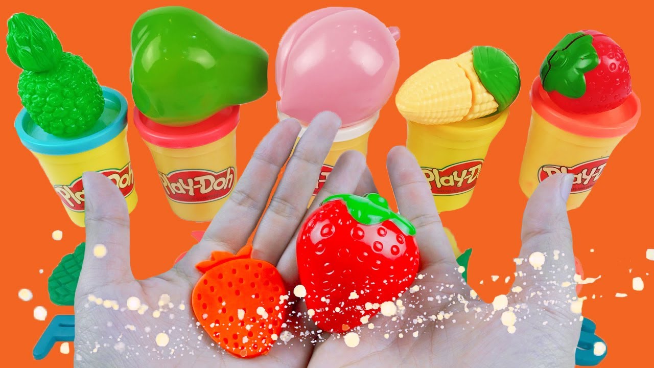 Impara La Frutta Impara I Colori In Inglese Per Bambini Fare Una Tazza Di Gelato Youtube