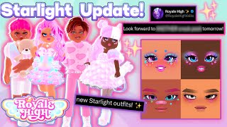 Royale High STARLIGHT UPDATE! MORE UPDATES COMING TOMORROW! ✨ | Roblox Royale High 👑