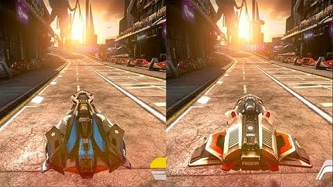 Wipeout Omega Collection: Pir-hana prototype VS Feisar prototype (TT comparison)