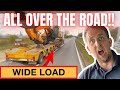 Wide Load Drifts Into My Lane | SCARY | POV | Trucking Vlog 49 | #truckertim