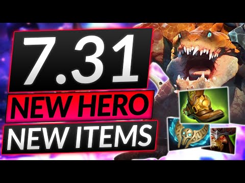 NEW 7.31 PATCH is a PRIMAL BEAST - NEW HERO, NEW TECHIES + ITEMS - Dota 2 Guide