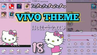 Purple Hello Kitty Theme for Vivo Phone screenshot 2