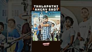 Thalapathi attitude angry 💉  #vijay #thalapathy #master shorts #kskeditx