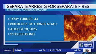 Pair of arson arrests made in separate Crossville fires