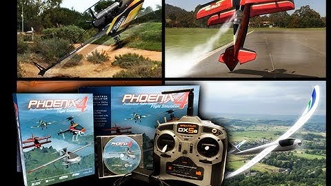 Phoenix RC simulator flying by Gary